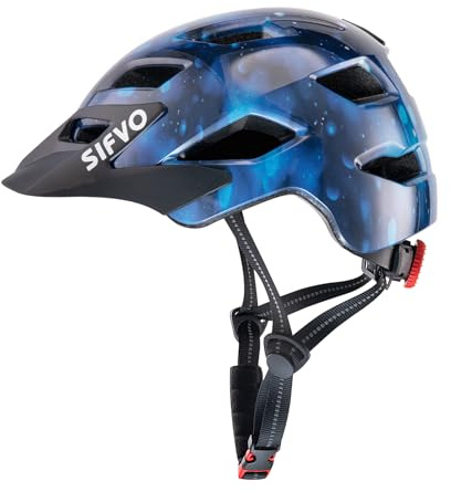 Kids Helmet, SIFVO Kids Bike Helmet Boys and Girls Bike Helmets with Cool Visor Helmet for Kid 5-14, Kid Bike Helmets Youth Bike Helmet Adjustable & Lightweight 50-57cm