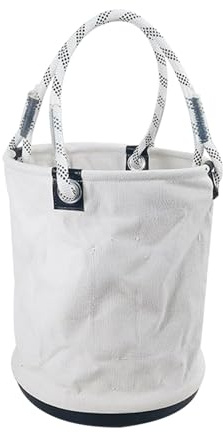 Organizzatore Per Attrezzi Elettrici A Secchio - Secchio Portautensili in Tela per Elettricisti | Tascone da Lavoro Leggero e Robusto per Professionisti di Giardinaggio Costruzioni Falegnameria