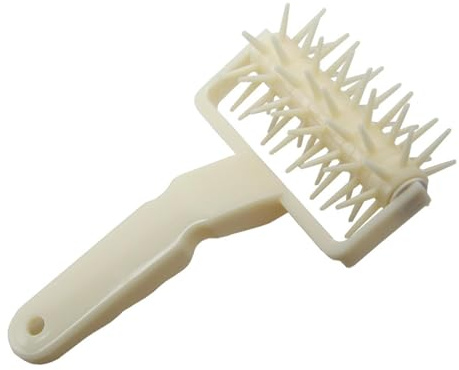 Roller Docker Di Pasta - Strumento A Spillo Della Pizza Inossidabile, Rullo Per Impugnatura In Acciaio, Ruota Per Pasticceria Pesante | Roller Di Pasta Per Pizza Ergonomica Creativa Per La Preparazion