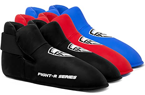 RingMaster Kids Semi Contact Points Full Boots Foot Protector Taekwondo Kickboxing K1 Martial Arts