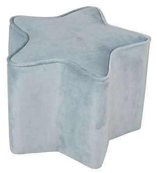 Baumann Roba GmbH roba Kinderhocker in Sternform - Lil Sofa, Hellblau, 24 cm