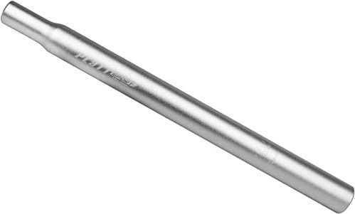 PLATT Sadelstolpe i aluminiumlegering, 25,4 mm, 27,2 mm, 28,6 mm, 31,6 mm/350 mm, cykelsadelstolp/MTB/BMX (silver, 27,2 mm)