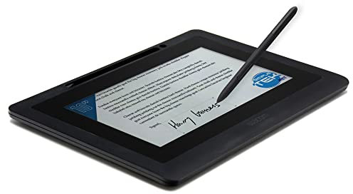 Tableta gráfica de 10 pulgadas Wacom DTU-1031X, diseño gráfico artístico, tecnología EMR, firma digital grafométrica, monitor con casquillo VESA 75 mm (reacondicionado)