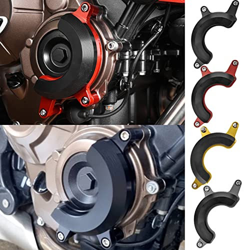 TAZGANTAX Motorrad Motorschutz Crash Pad Fallschutz für CB650R CNC Aluminium Sturzpad Stator Case Cover Kompatibel mit Ho-nda CB 650 R CB-650-R CB650 R 2019 2020 2021 2022 (Schwarz)