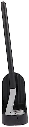 Cabilock 1 Juego Cepillo De Baño Depuradores De Silicona Cepillo De Limpieza para Baño Escobilla De Baño Flexible y Flexible Cepillo De Fregar para Inodoro TPR Bandeja De Goteo con Fondo