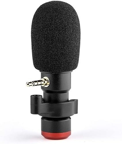ZWYUAN Mini Plug-in Smartphone Microfono Microfono Spina da 3,5 mm for Smartphone Registrazione video Trasmissione in diretta Canto Trasmissione in diretta