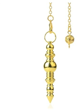 DUSHIABU Kon koppar mässing metall hänge pendel för spådom nedsänkning reiki helande egyptisk is pendel