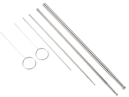 ABOOFAN Sonda de Género de Acero Inoxidable para Serpientes, Herramienta Profesional Ligera y Compacta para Determinar de Reptiles, Kit Reutilizable para Suministros de Salud