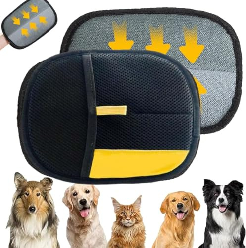 SFYLACTRON Softpet Guantes Quitapelos,Guante Quitapelos para Perros Y Gatos,Elimina Pelo De Ropa,Sofás, Alfombras Y Mantas,Limpieza Fácil Y Sin Adhesivos