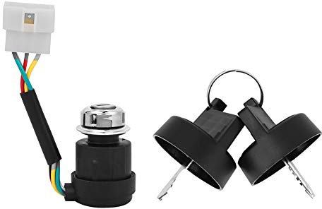 Interruttore di Accensione a Chiave, Moto Interruttore di Blocco a Chiave a 5 Fili, Interruttore a Chiave di Accensione con 2 Chiavi, per Motociclette Moto Motore Diesel Raffreddato ad Aria 178F/186F