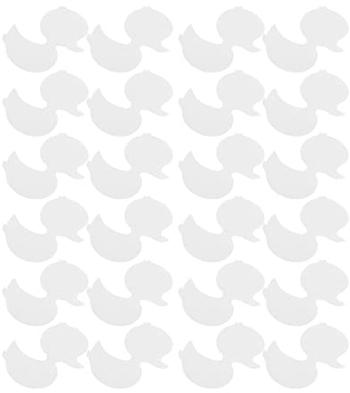 PATKAW 1 Set Non Slip Bathtub Stickers Duck Shape Stickers Adhesive Kids Anti Slip Decal Threads Safety Bathtub Decals for Shower and Bath Tub White