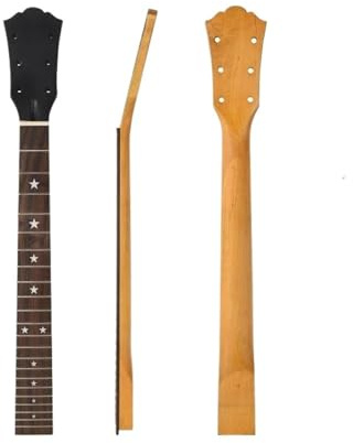 gitarrhals 22 Band Elektrisk Gitarrhals Med Vit Oavslutad Gitarrhals Rosenträ Gripbräda DIY-gitarrreparationstillbehör
