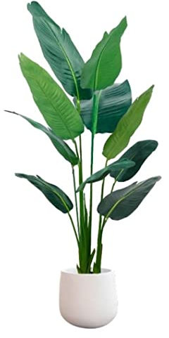 Konstgjorda Växter Bird Of Paradise Konstgjord Bananträd Heminredning Tillbehör Konstgjorda Växter Rumsinredning Bonsai Falska Växter Konstgjord Växt För Heminredning (Size : 160cm)