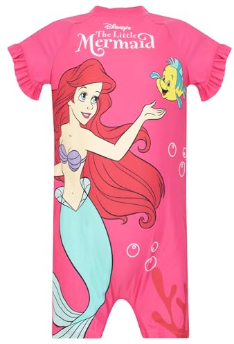 Disney Badkläder för Flickor | Prinsessan Ariel Eendelig Flickors Baddräkt | Sjöjungfru Kostym