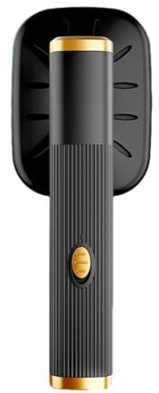 yasoe Défroisseur Vapeur de Voyage Portable pour Vêtements Mini Fer à Vapeur Fer à Vapeur Portatif Rotatif à 180 ° pour Vêtements en Tissu Noir Facile à Installer Facile à Utiliser