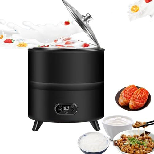 Grande Yogurtiera, Macchina per la Fermentazione Automatica, Macchina per la Fermentazione dello Yogurt con Controllo del Tempo e della Temperatura, Fermentatore Elettrico per la Produzione di Vino