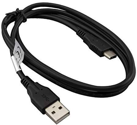 caseroxx USB-Kabel, Datenkabel für Motorola Moto X4, USB-Kabel als Ladekabel oder zur Datenübertragung in schwarz