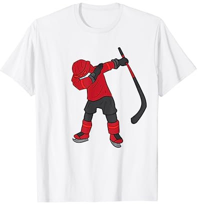 Eishockeyspieler Geschenk Dabbing Hockey T-Shirt
