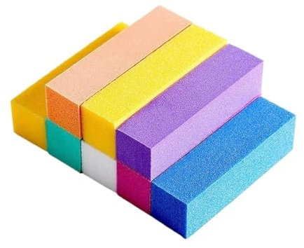 LZZYFPX 5/10 Pezzi Blocco lucidante for Unghie Blocco lucidante for lucidatrice Manicure Spugna Professionale Lima for Unghie Fresa for Manicure(6-5PCS)