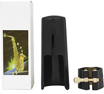 Sopransaxophon-Mundstück-Set enthält Saxophon-Mundstück, PU-Leder-Ligatur-Clip, Saxophon-Teile