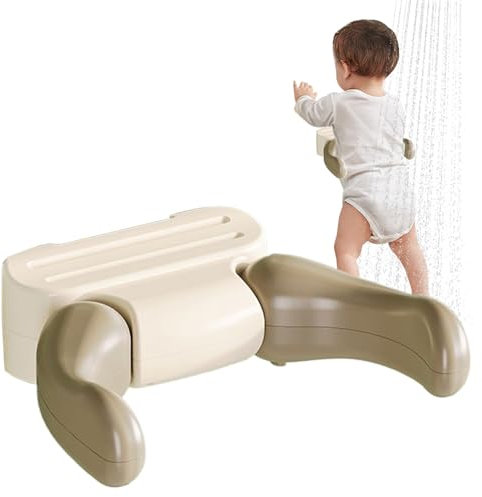 Supporto Per Bagnetto Per Stare In Piedi, Supporto Assistenza Bagno A Parete, Installazione Senza Fori, Risparmio Spazio, Supporto Stabile Antiscivolo Per Bagno Casa