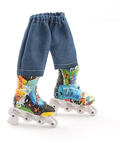 Children Adults Finger Shoe Cute Skate Board Scooter Doll-Interactive Toy Fingerboarding Sneaker Roller Ice Skates Tech-decks For Children Cute Fingerboard Skate Boarding Kids Collectibles Gift