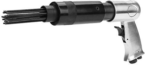 Air Pneumatic 19 Needle Scaler Pistol Grip Rust Paint Slag Corrosion Removing Deburring Tool Kit for Workshop DIY Tools