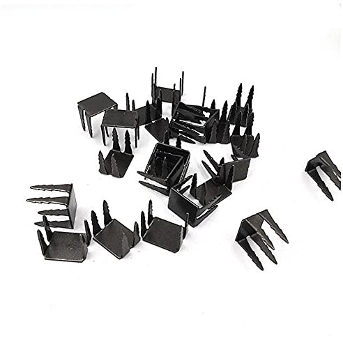 Chiodi a Quattro Angoli e Punte per Riparazione Scarpe - Borchie di Ferro Non Invertite - Lunghezza del Piede 21 mm - 20 Pezzi