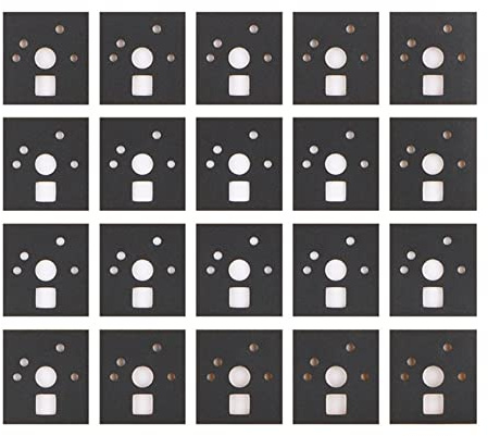 120 PCS Mechanical Keyboard Switch Film, Keyboard Switch Pads Switches Silencer Pad Keyboard Switch Stabilizer Sound Noise Dampener Reduction Foams Keyboard Switch Paper Shaft Sheet Films (PORON)