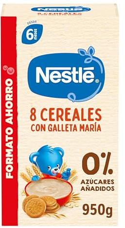 Nestle Papilla 8 Cereales con Galleta, 950 g