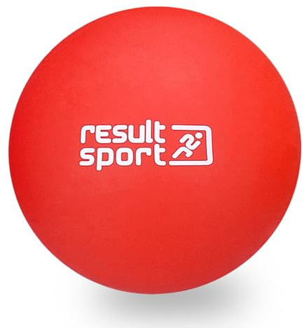 ResultSport Lacrosse - Juego de bolas de masaje, recuperación de fascitis plantar, masaje de punto de activación, alivio miofásico de tejido profundo (Rojo)