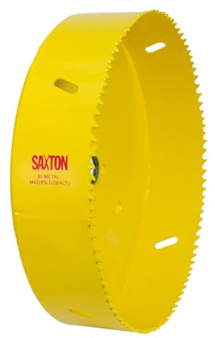 Saxton HSS Hole Saw Cutter M42 Bi-Metal 8% Cobalt Heavy Duty (14mm – 230mm) (152mm)