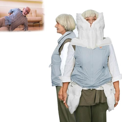 Gilet anti-caduta Airbag per anziani, distribuzione dell'airbag 0.08S, protezione a 270°, funzioni di posizionamento e aiuto, ideale per anziani, monitoraggio sportivo