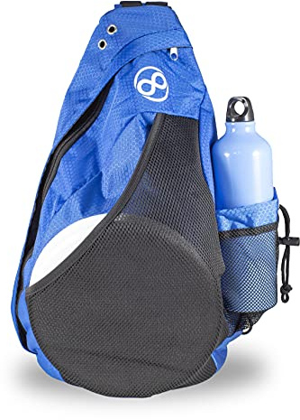 Infinite Discs Slinger Disc Golf Backpack for Quick Disc Storage, 6-12 Discs in Your Bag (Blue)