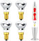 Klarlight E14 R39 25W Glühlampe Warmweiß SES Lavalampe Glühbirne 240V Kleine Edison Schraube Reflektor Lampenbirne Strahler Lampe 360°Abstrahlwinkel für Lava Lite Lampe (4er)