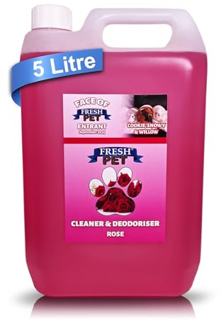 FRESH PET DISINFECTANT New Fragrance - 5L (English Rose)