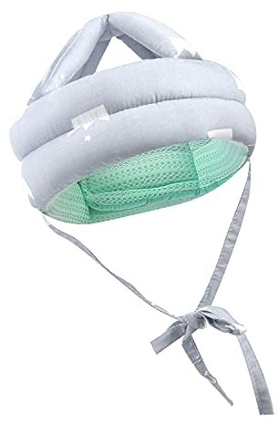 JINYJIA Baby Helm Kopfschutz, Verstellbarer Schutzhelm für Den Kopf, Kinderhelm Schutzhelm Baumwolle, für 6 bis 15 Monate Baby Laufen und Sitzen Lernen
