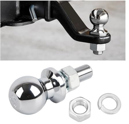 JNNJ Anhängerkupplungskugel, Kupplungsstange Kupplungskugel Für Traktor, Anhängerkupplungskugel 50mm 3.5t Kugelkopfbolzen Gerade Ackerschiene, Für Wohnwagen Anhänger