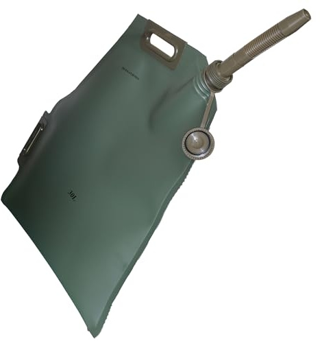 Bidón de gasolina plegable de TPU grueso, muy ligero (verde) (30L)