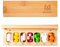 Tablettenbox 7 Tage, Pillendose mit verbessertem offenem Design, Medikamentenbox Deutsch, Holz tragbarer Pillenbox für Medikamente, Vitamine, Fischöl, Nahrungsergänzungsmittel