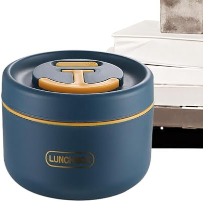 Tarro de comida, lonchera aislada, termo de almacenamiento de alimentos | Contenedor térmico de almacenamiento de alimentos, tarro de comida al vacío a prueba de fugas, frasco de comida fría y calient
