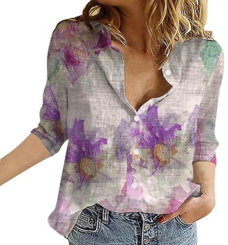 Opus Bluse Damen Damen T-Shirt Elegant Einfarbig Streetwear Modern Knopfleiste Sportshirt Halbe Ärmel Große Größen Oberteil Bunt Geraffte Tshirt Mantel Damen Sommer Sale