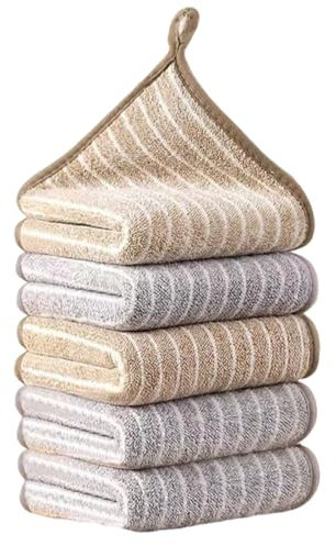 Vestite per piatti - Rags da cucina | Assorbenti morbidi Assorbenti Seccature per asciugatura per la casa per lavare i piatti senza canovaccio per lavera da tè a waffle Microfibra multifunzionale per