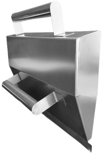 Lurrose Llana de Albañilería de Acero Inoxidable para Enlucir Paredes Interiores, Herramienta Multifuncional para Acabado de Hormigón, Alisado de Paneles de Yeso, Herramienta Manual