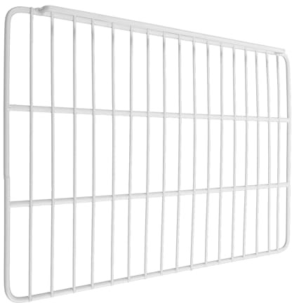 GAROZATION Ripiano per Congelatore in Metallo Barriera Laterale Organizer per Cassetti del Frigorifero 43,5X30 CM Divisore Multiuso per Cucina e Elettrodomestici