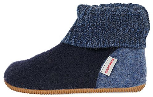 GIESSWEIN Unisex Wildpoldsried Kids Hohe Hausschuhe, Ocean 588, 39 EU