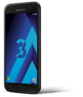 Samsung Galaxy A3 2017 Smartphone Portable débloqué 4G (Ecran: 4,7 Pouces - 16 Go - Nano-SIM - Android) Noir (Reconditionné)