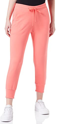 Amazon Essentials Women's Fleece Capri Jogger Sweatpants with Drawstring, Elastic Waist (Available in Plus Size), Coral Pink, Medium