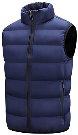 Gilet Uomo Imbottito Invernale Giubbino Giubbotto Smanicato Uomo Invernali Gilet Giacca Senza Maniche Uomo Gilet Imbottiti Trapuntato Uomo Puffer Taglie Forti Oversize Cappotto Smanicato Uomo Casual