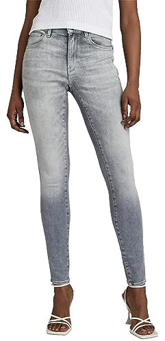 G-STAR Damen 3301 Skinny Jeans, Grau (Sun Faded Glacier Grey D05175-A634-C464), 27W / 32L